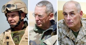 Trump tábornokai: McMaster, Mattis és Kelly Irakban (Fotók: Pentagon)