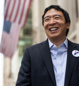 Andrew Yang üzletember és demokrata elnökjelölt (Fotó: Mark Kuroda, Yang-stáb)